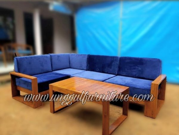 kursi sofa minimalis modern kayu